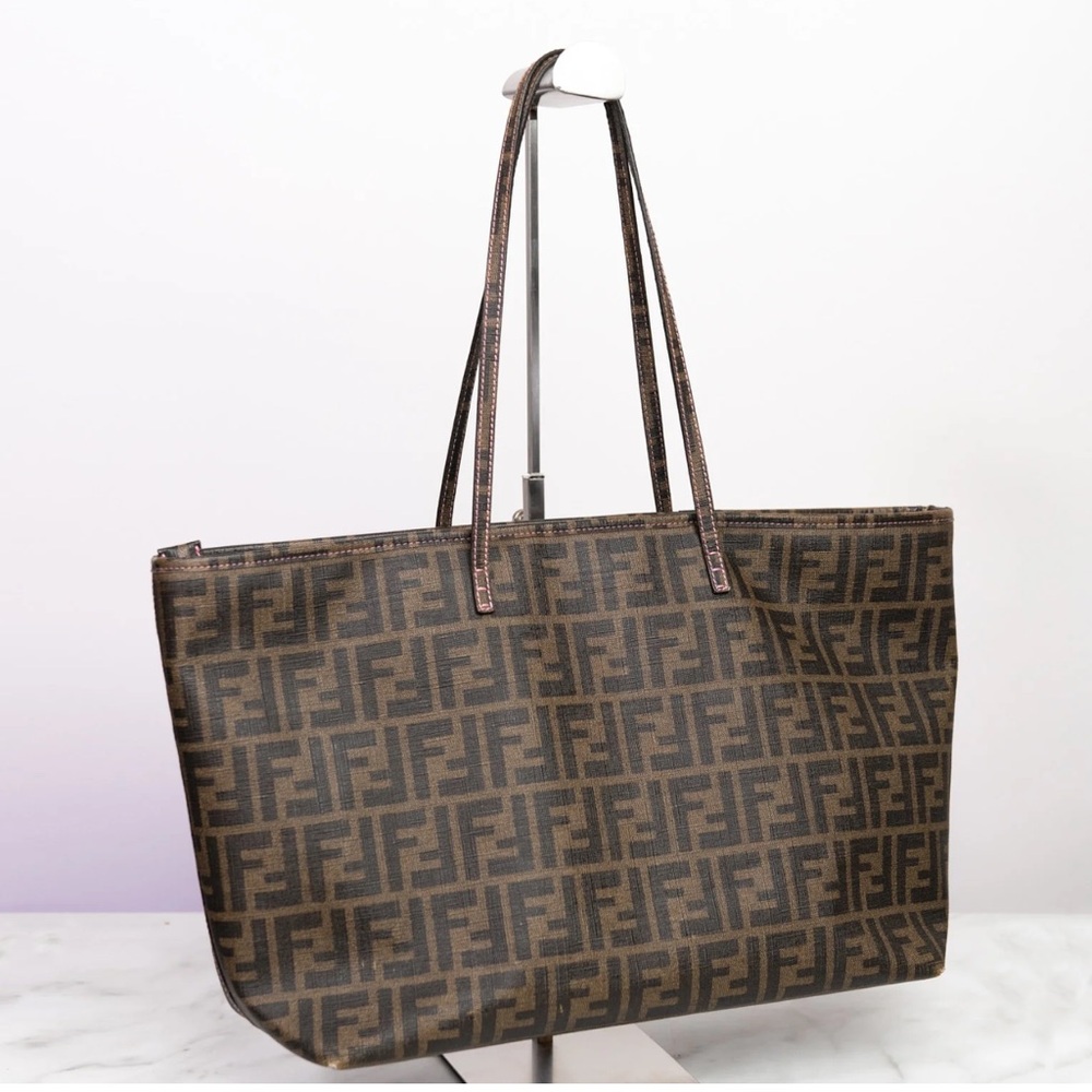 Fendi Zucca Roll Tote